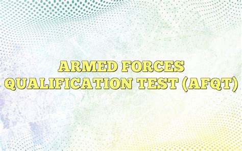 afqdth|Armed Forces Qualification Test (AFQT) Test Prep .